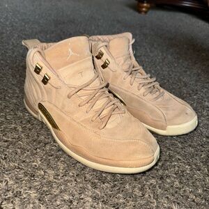 Vintage Jordan Men's Tan Sneakers suede 8 1/2